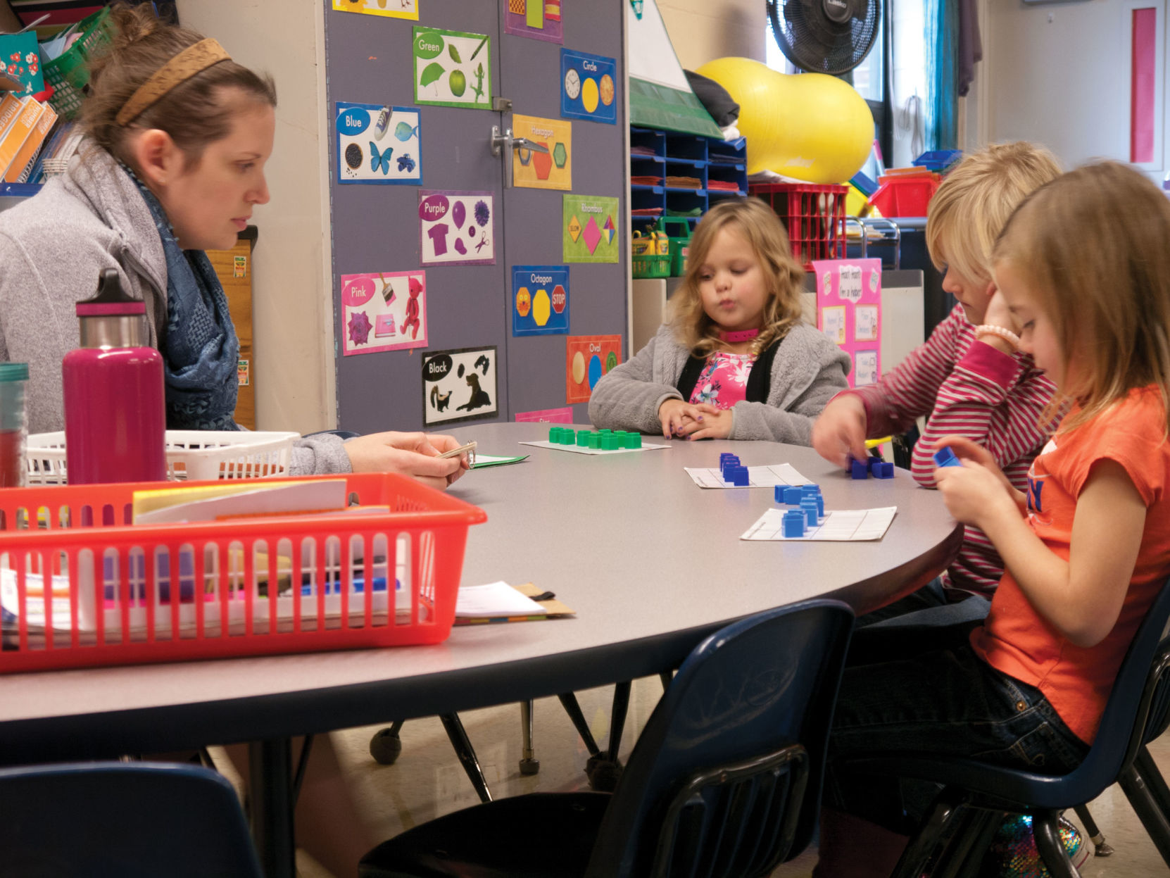 Jessica Litchfield teaches kindergarten, 11-6-2019
